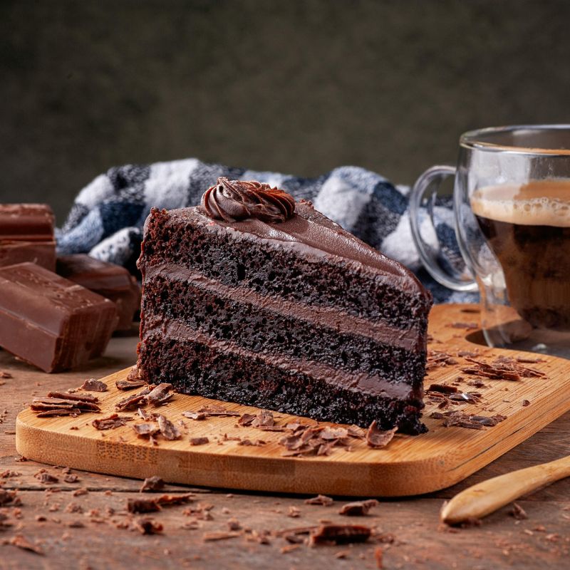 Donkere chocoladetaart