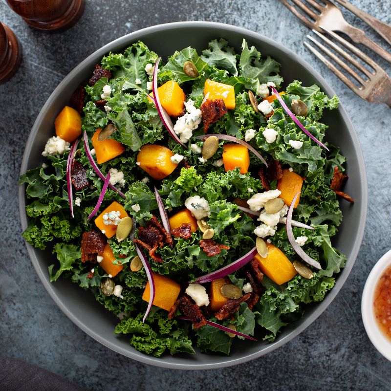 Rokerige boerenkoolsalade