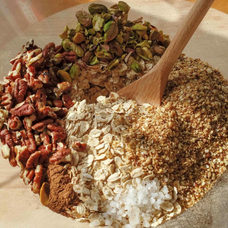 Saffraan Esdoorn Granola