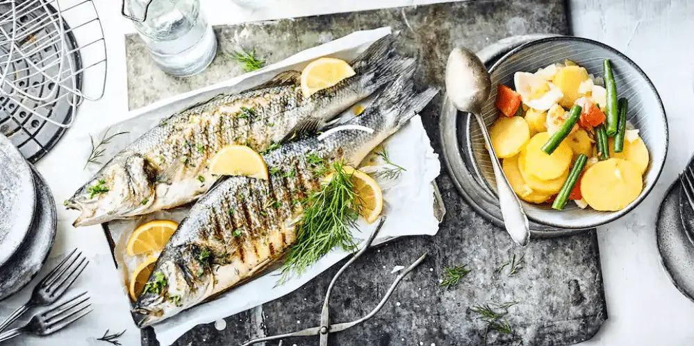 Grill de loup de mer