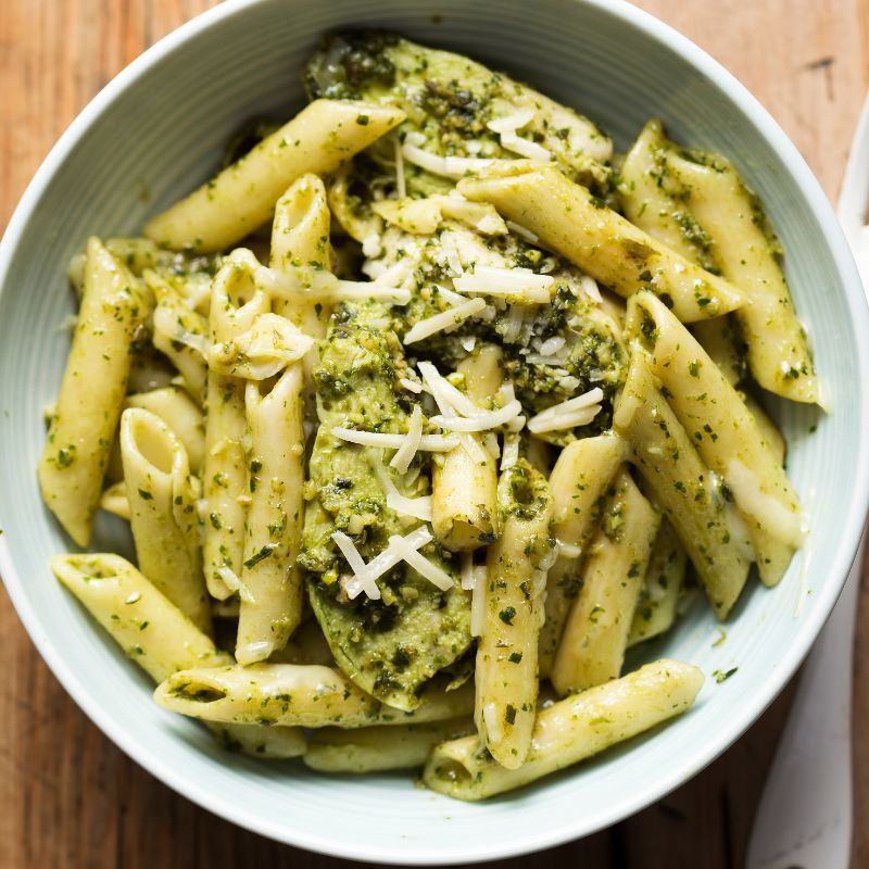 Pasta pesto recept
