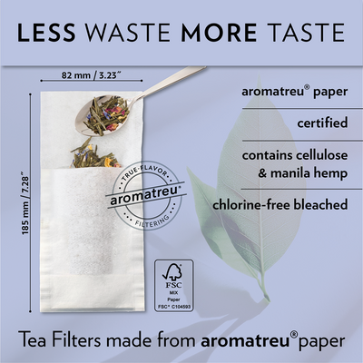 Theefilters Maat L – Verpakking van 40 Stuks