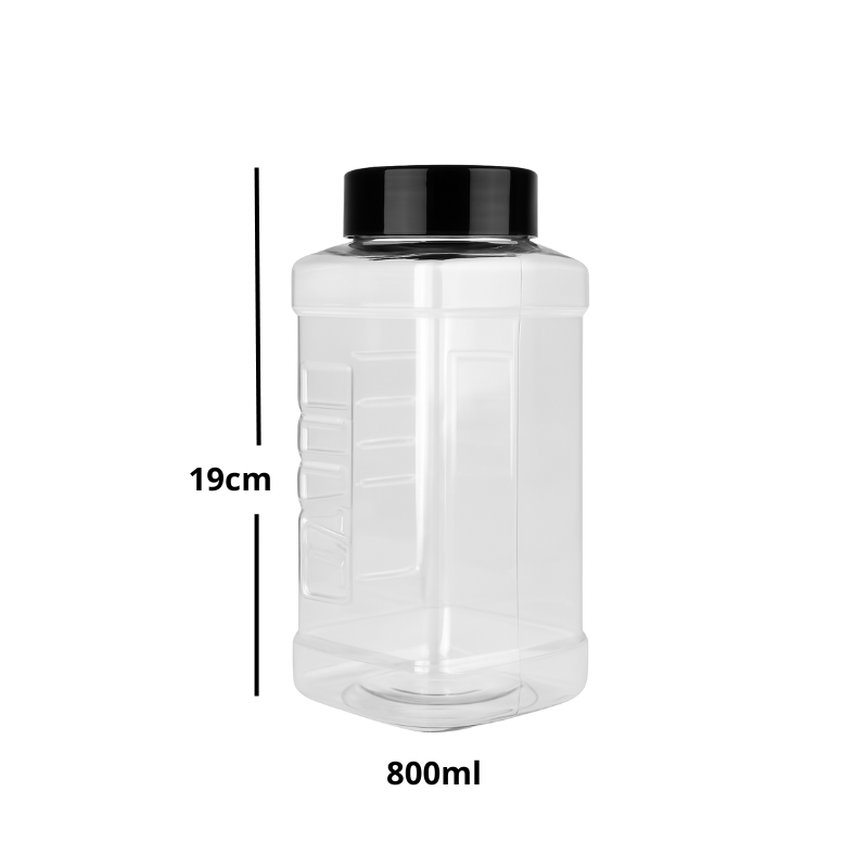 Strooibus Kunststof 800/300 ml met deksel