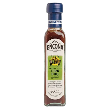 Encona Jamaican Jerk BBQ Sauce – Pittige Caribische Smaakexplosie in een Fles