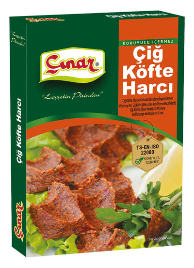 Çınar Çiğ Köfte Harcı 100 g - Rauw Gehakt Balletjes Mix