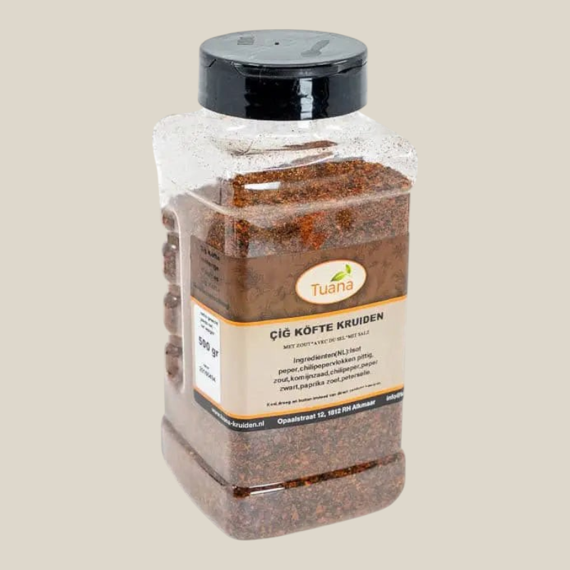 Tuana Çiğköfte Kruiden – Turkse kruidenmix met isot peper en komijn voor çiğköfte, bulgur en vegetarische gerechten