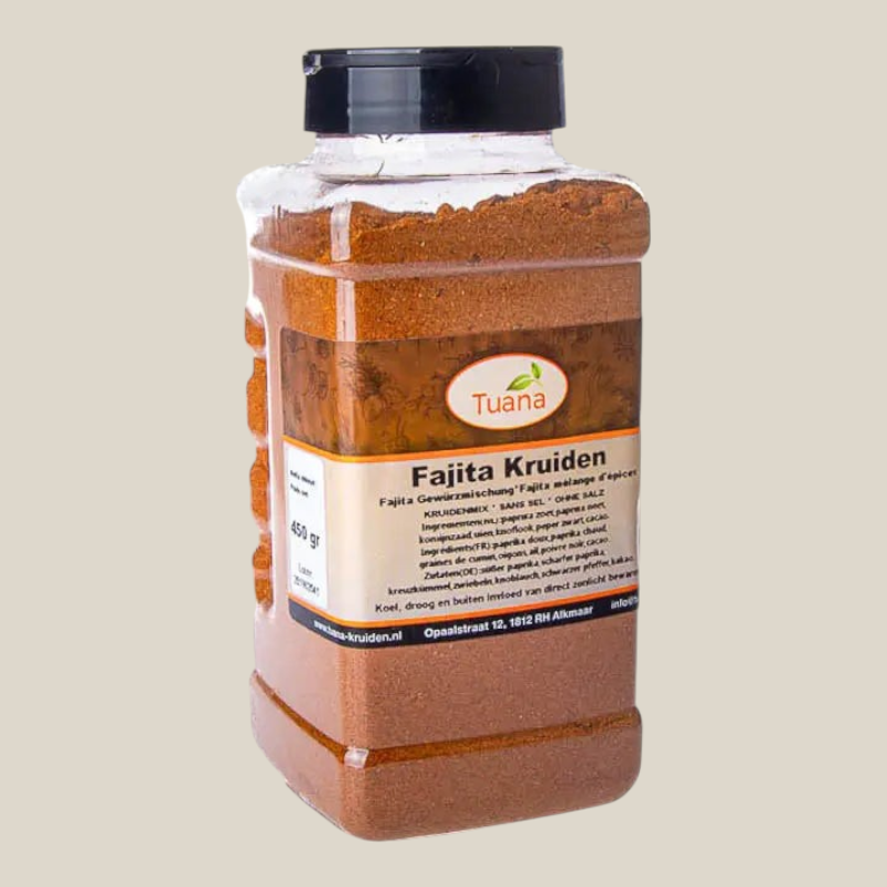 Tuana Fajita Kruiden – Mexicaanse kruidenmix met paprika, komijn en chili voor kip, wraps en burrito’s