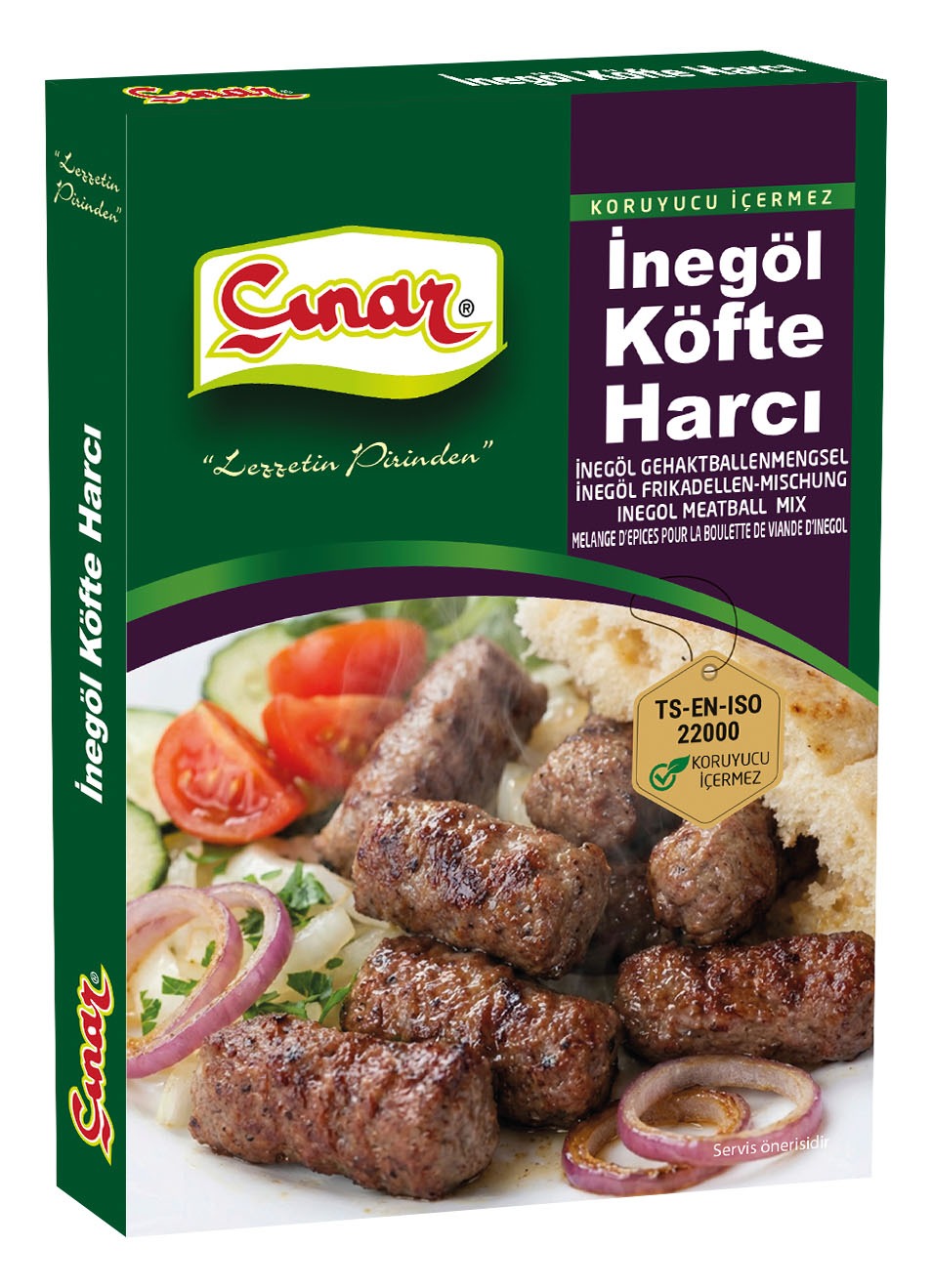 Çınar İnegöl Köfte Harcı 90g - Inegol Gehaktballen Mengsel