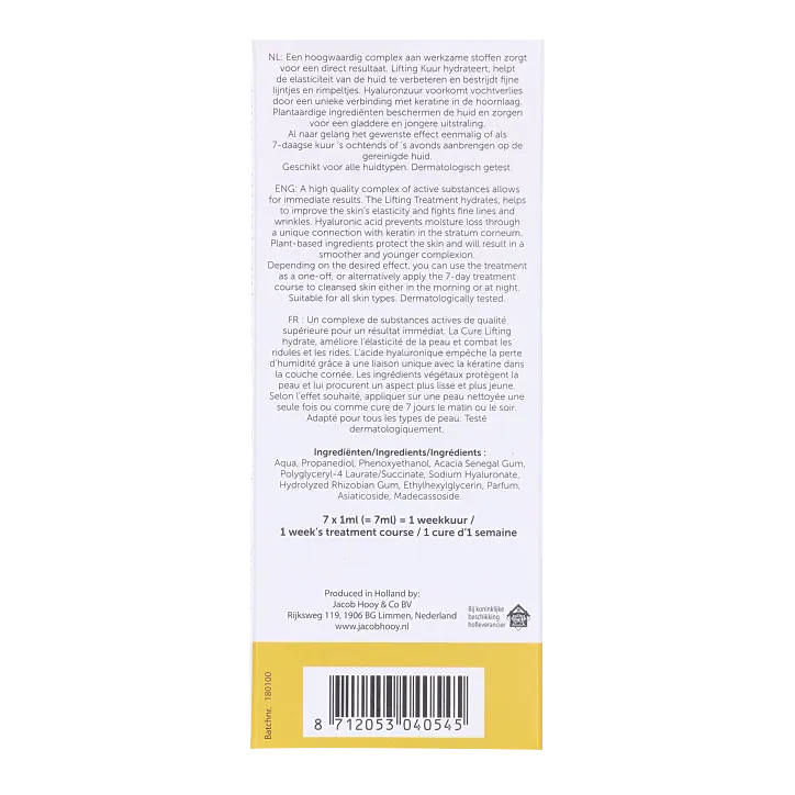 Jacob Hooy Lifting Kuur - 7x1 ml