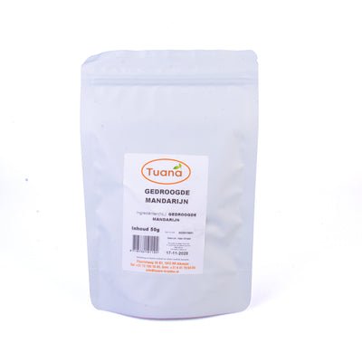 Gedroogde Mandarijn Schijfjes 50g