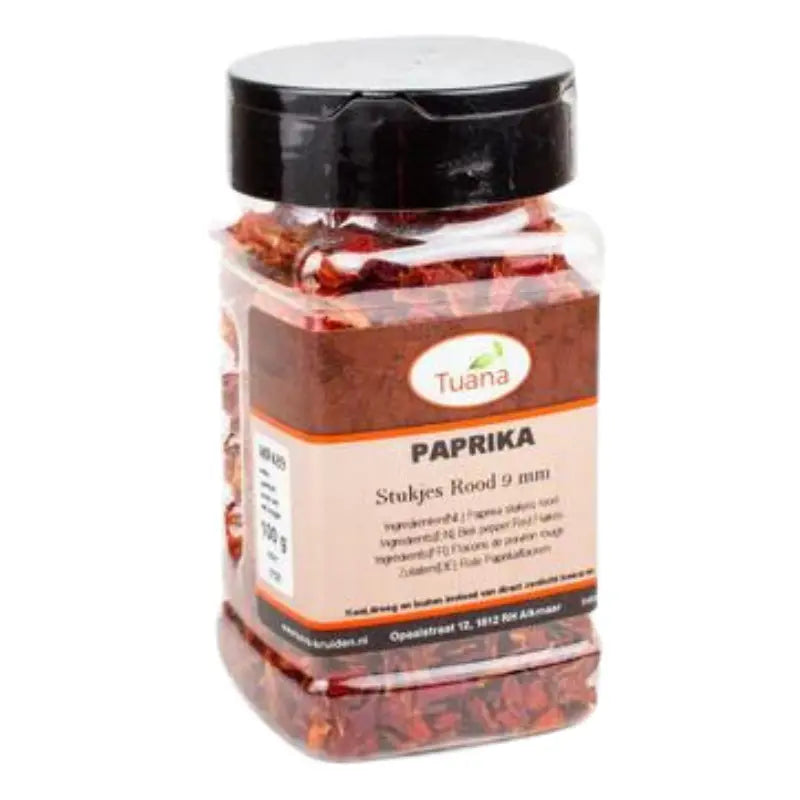 Paprika Stukjes Rood 9mm Tuana Shop