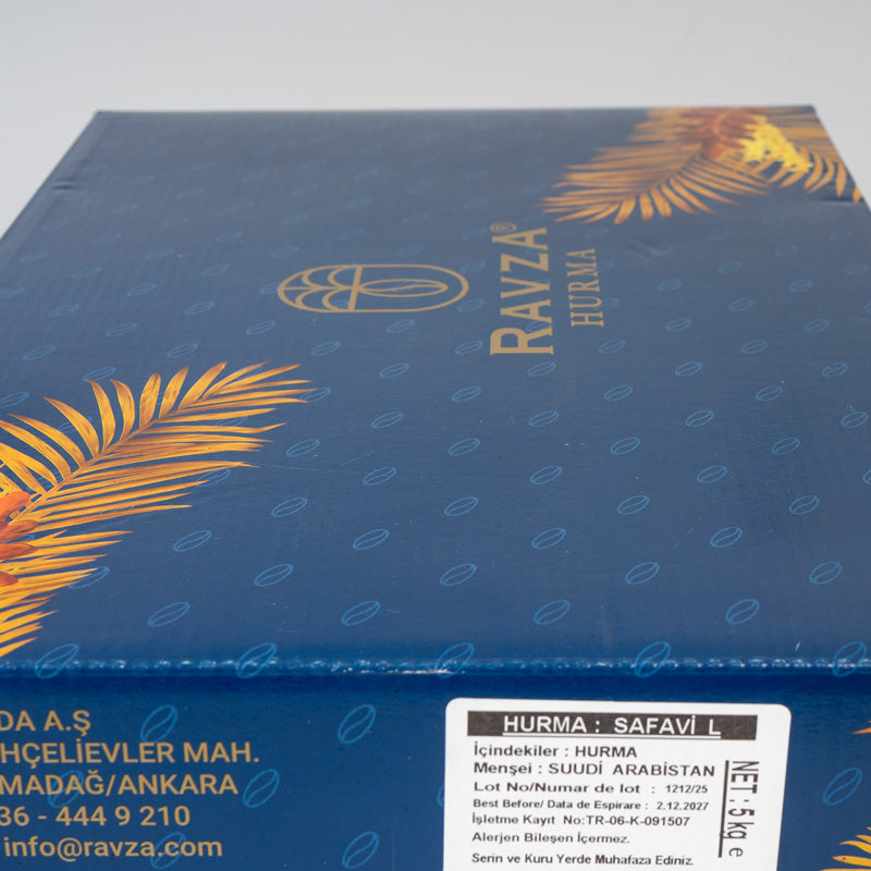 Safavi L Dadels 5 kg – Premium Saudi Quality | Donker & Zoet