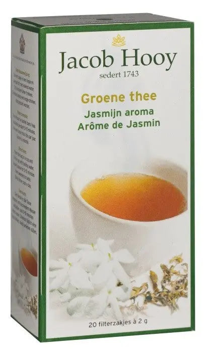 Theezakjes Groene Thee - Jasmijn - Jacob Hooy.