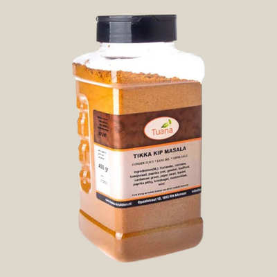 Tuana Tikka Masala Kruiden – aromatische Indiase kruidenmix voor kip tikka masala, curry’s, rijstgerechten en groentegerechten
