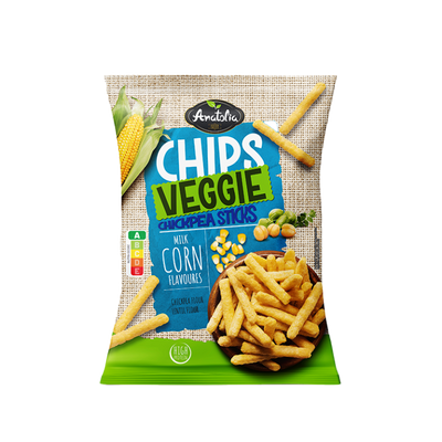 Romige Kikkererwtensnack met Maïs en Natuurlijke Smaak - Chickpea Milk Corn