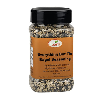 Tuana Everything But the Bagel Seasoning – kruidenmix met sesam, knoflook en ui voor bagels, avocado toast en salades