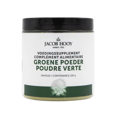 Groene poeder pot 100 gram