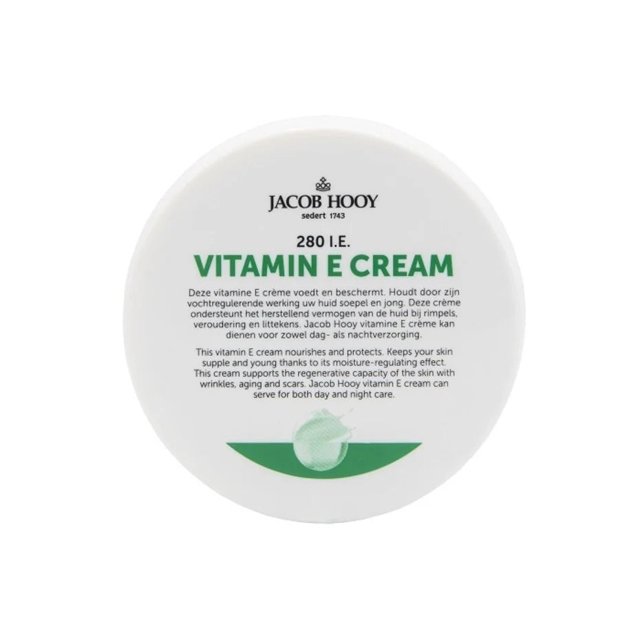 Jacob Hooy Vitamine E Crème - 140ml