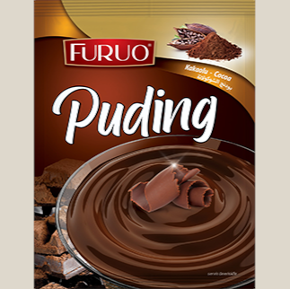 TuanaShop BV Furuo cacaopudding in een verpakking van 120g met een rijke, romige chocoladesmaak.