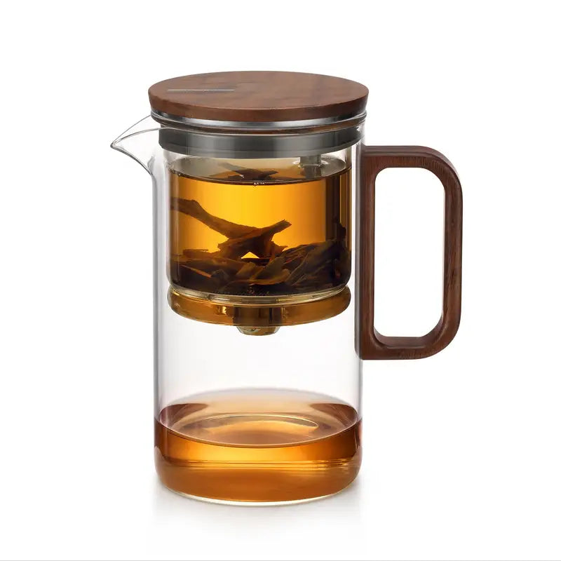 Theepot Set met Walnoot Handvat