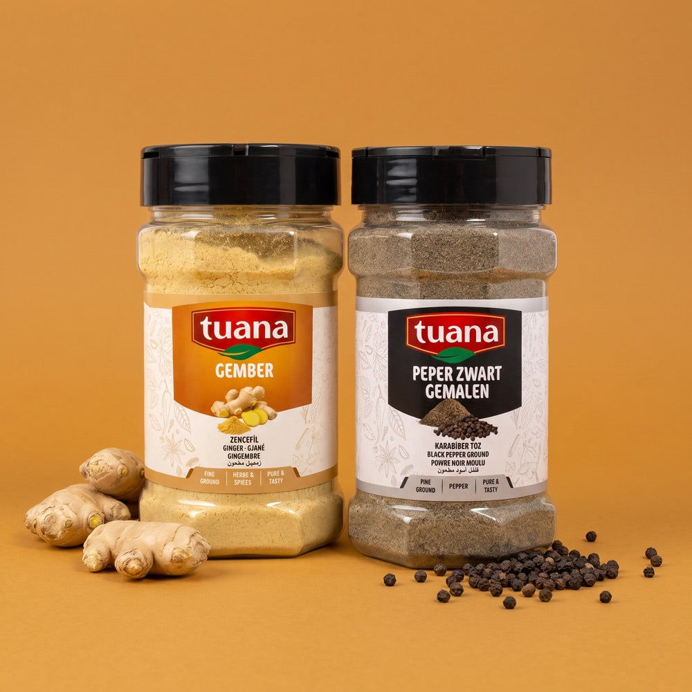 Tuana Gember en Zwarte Peper gemalen