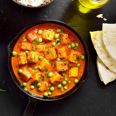  Gegrilde paneer masala