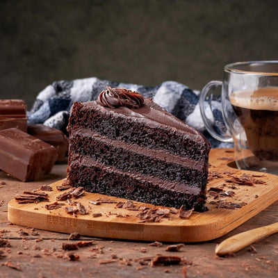 Donkere chocoladetaart