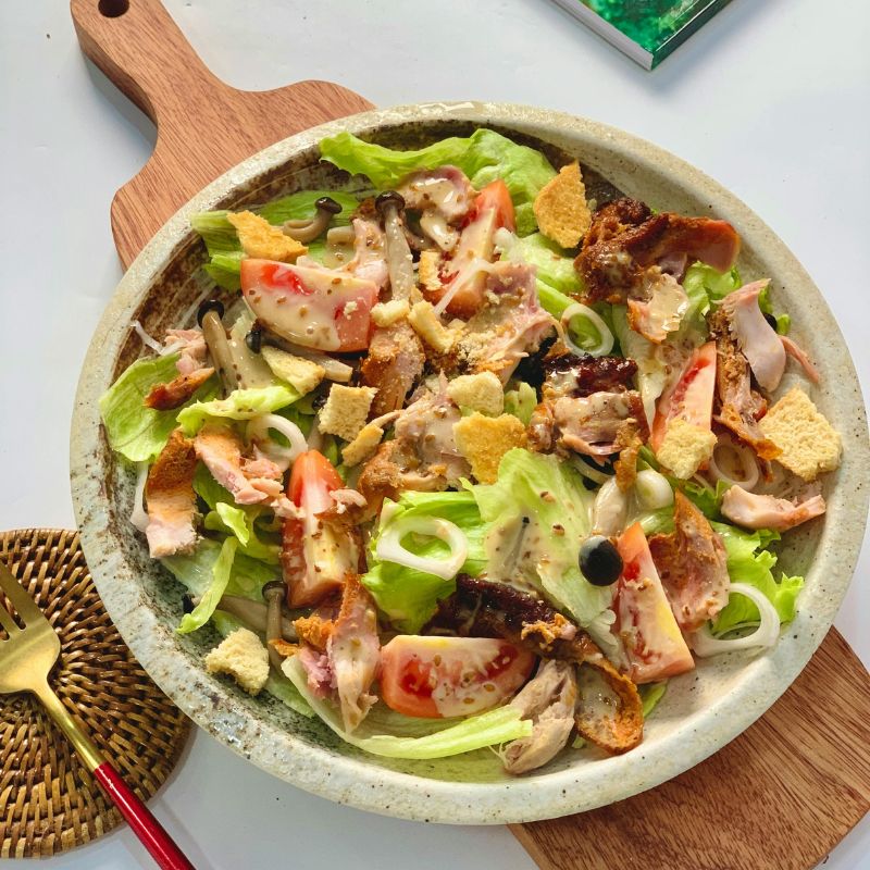 Gegrilde Griekse Salade Met Dille Quinoa