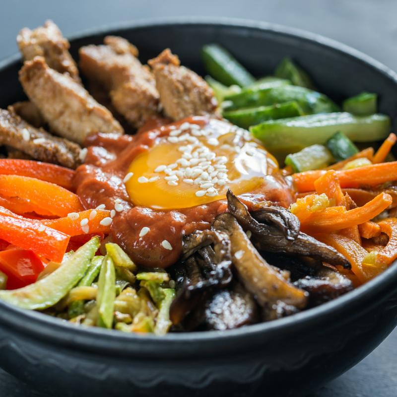 Bibimbap recept