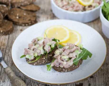 Bruschetta Hollandse garnalen - Tuana Shop