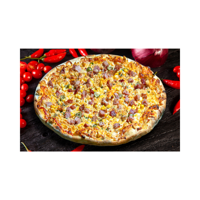 Hatch Chili Cheeseburger Pizza