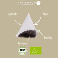 BIO Earl Grey Deluxe Thee, 15 piramidezakjes