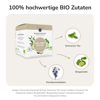 BIO Earl Grey Deluxe Thee, 15 piramidezakjes