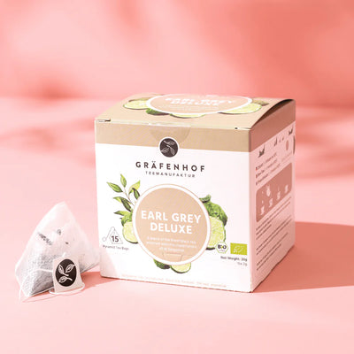 BIO Earl Grey Deluxe Thee, 15 piramidezakjes