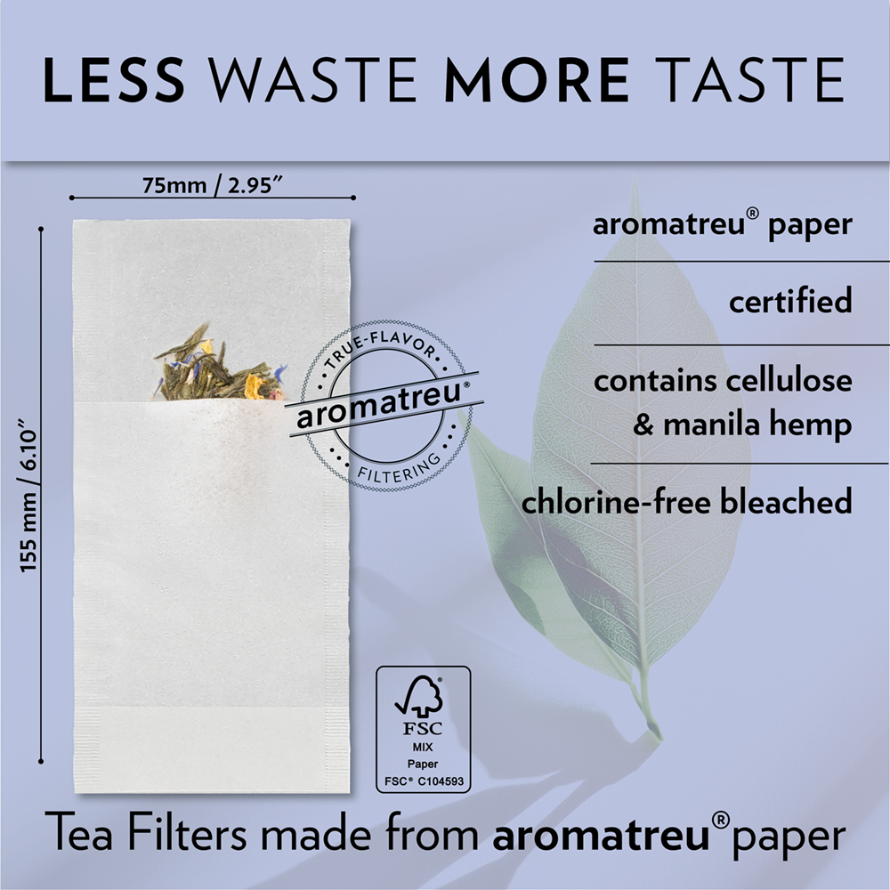 Theefilters Maat S – Verpakking van 100 Stuks