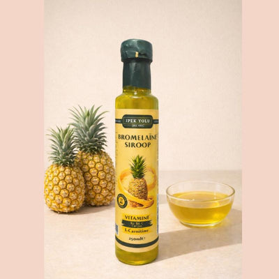Bromelaïne Extract - Siroop - 500ml - 100% Natuurlijk - Zonder Toevoegingen - Bromelain - Q10 - L Carnitine - Vitamine B2 & B6 - Gewichtsbeheersing - Detox