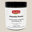 TuanaShop BV Chlorella Poeder in een pot van 100 gram, een puur groen algenpoeder voor smoothies en supplementen.