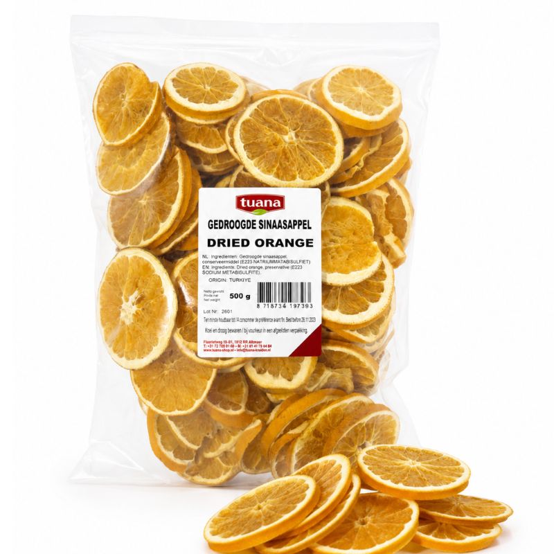 Sinaasappel Schijfjes Gedroogd 60g