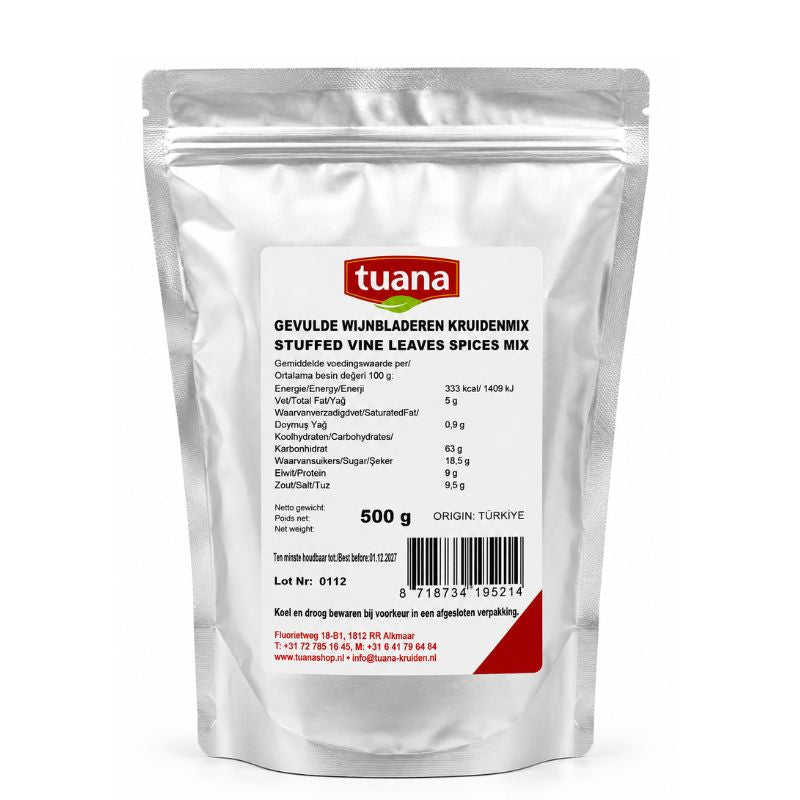 Gevulde wijn bladeren kruidenmix- Sarma Baharati