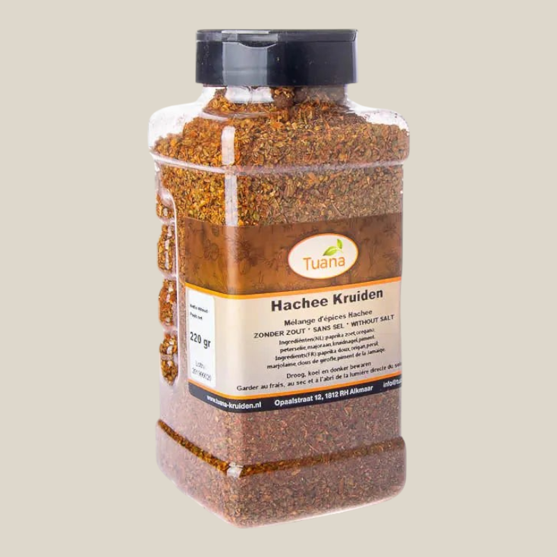 Tuana Hachee Kruiden – klassieke kruidenmix met kruidnagel, piment en paprika voor hachee, suddervlees en stoofgerechten