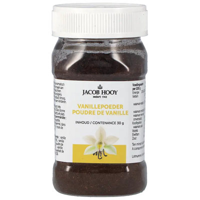 Jacob Hooy Bourbon Vanillepoeder - 30g