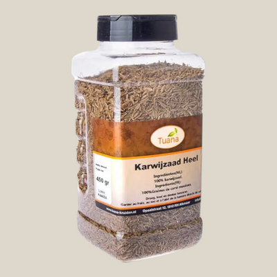 Tuana Karwijzaad Heel – hele karwijzaadjes met warme anijsachtige smaak voor brood, stoofgerechten, kaasgerechten en groenten