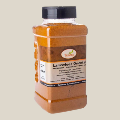 Tuana Lams Kruidenmix Oriental – oosterse kruidenmix voor lamsvlees, lamskoteletten, stoofschotels en marinades met rijke kruidige smaak