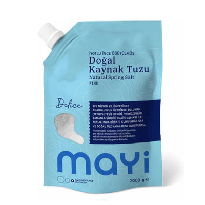 Iyotlu Mayi Tuz-Naturel Spring Salt Fine- 2kg
