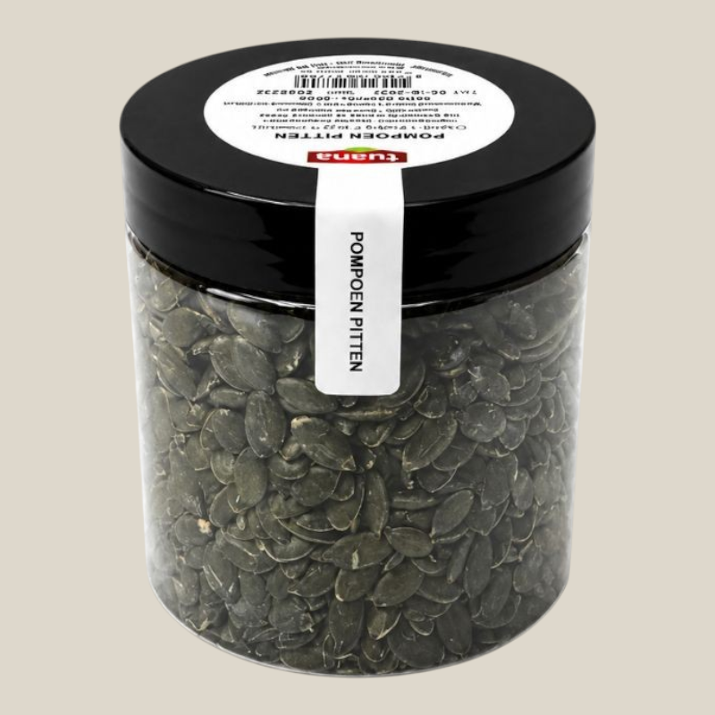 Tuana Pompoenpitten – voedzame pompoenpitten rijk aan eiwitten en gezonde vetten voor salades, yoghurt, muesli en snacks