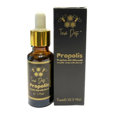 Propolis druppels (tinctuur) met olijf olie Turkije 20ml Toros daği (gebergte) alcohol vrij Tuana Shop