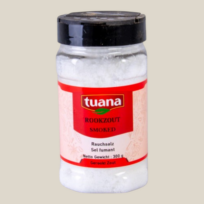 Tuana Gerookt Zout – rookzout voor barbecue, vlees, vis, groenten, marinades en gerechten met authentieke gerookte smaak