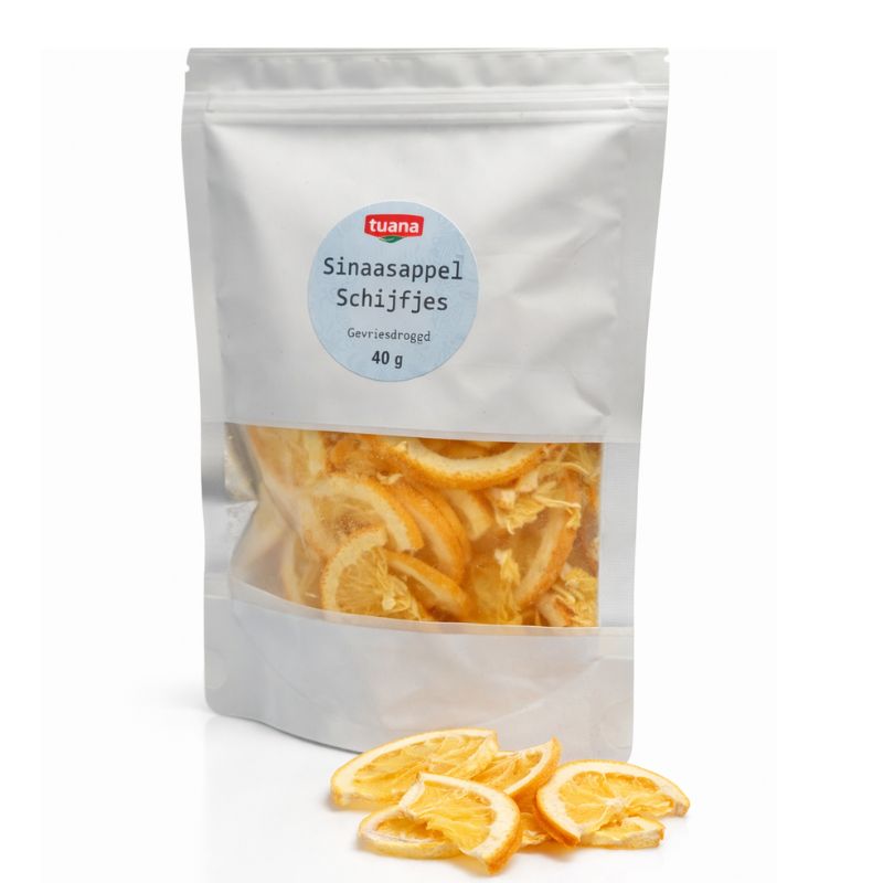 Sinaasappel Schijfjes Gevriesdroogd