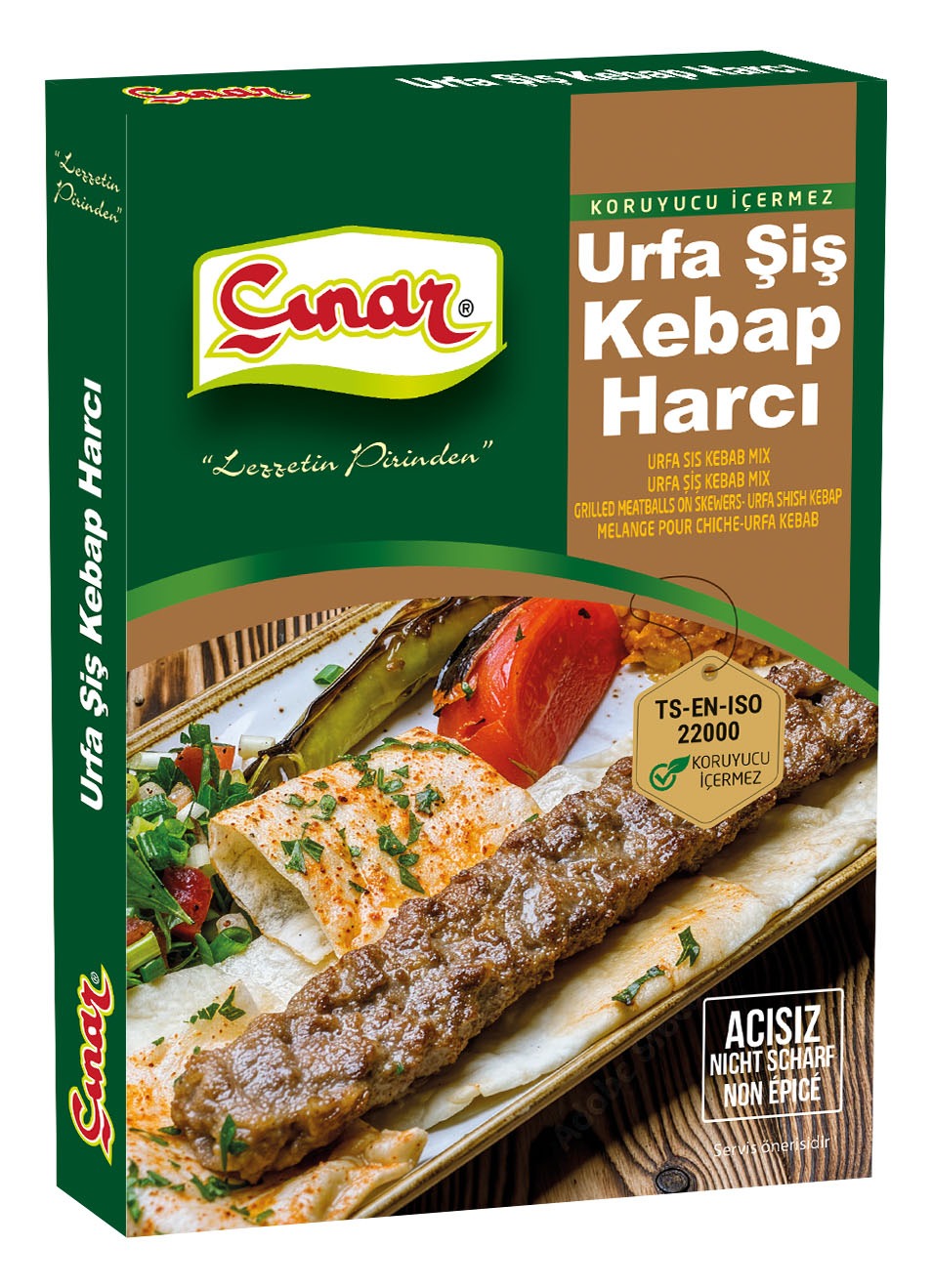 Çınar Urfa Kebap Harcı 75g - Urfa Kebab Mengsel