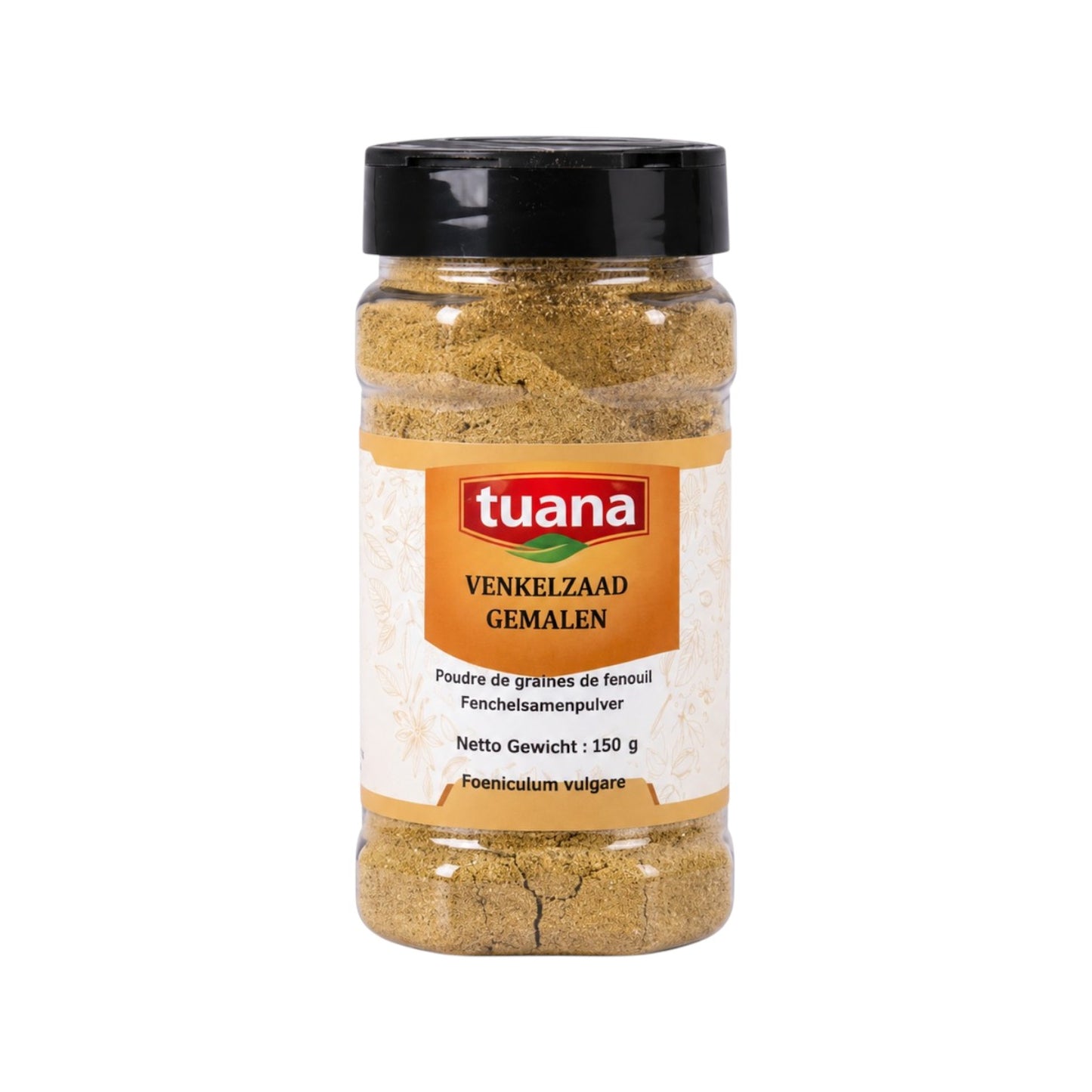 Tuana Venkelzaad Gemalen – gemalen venkelzaad met zoete anijssmaak voor brood, vlees, vis, sauzen en bakgerechten